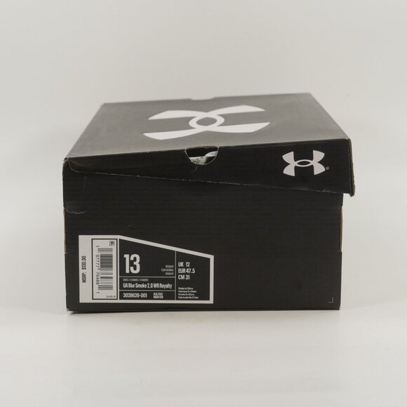Under Armour Men\'s Blur Smoke 2.0 WR Royalty Football 3028626-001 Multi-Size